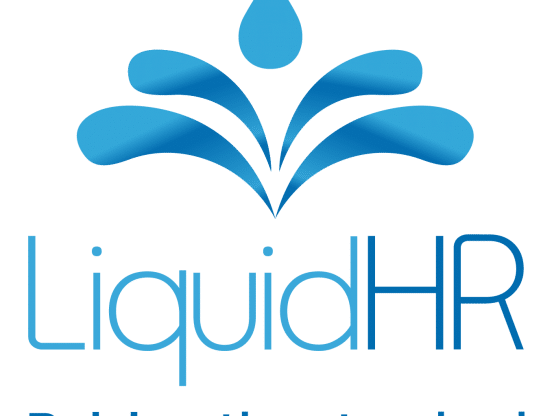 Liquid HR logo with company slogan - Raising The Standard,