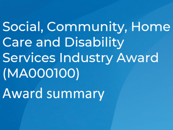 SCHADS Award Summary 2023