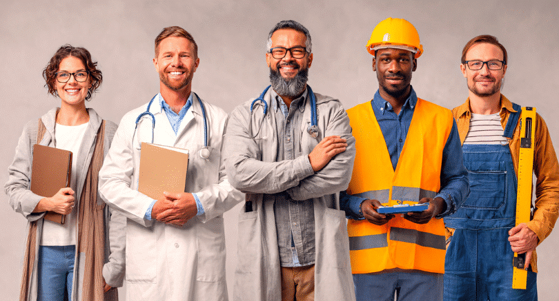 The End of the Full-Time Employee? – diverse professionals representing modern and fractional workforce models