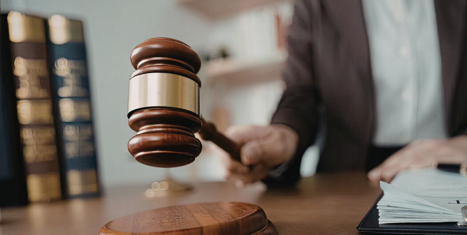 Fair Work Commission decision concept with judge’s gavel and legal documents on desk